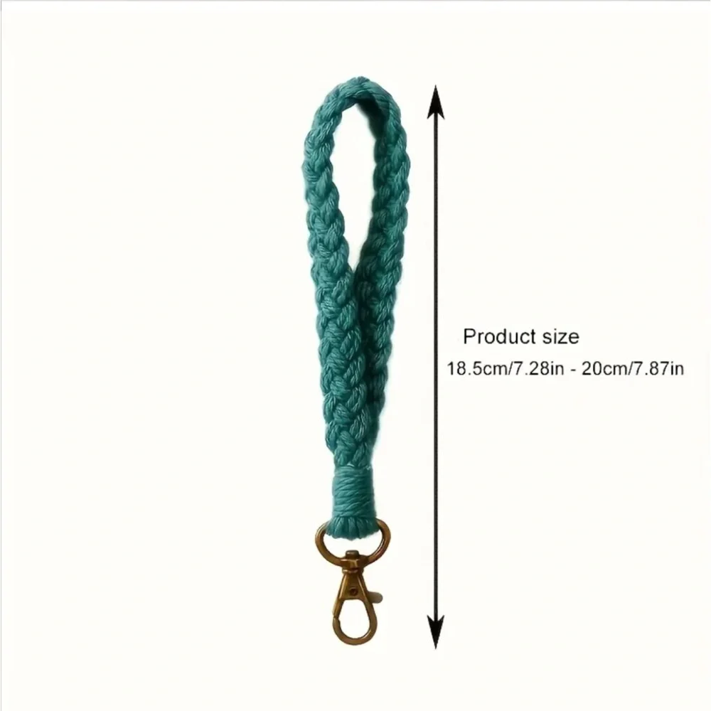 Braided Woven Wrislet Keychain‎ Strap
